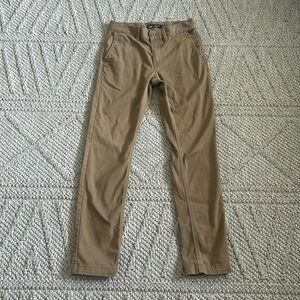 Kids Vans pants size 28 slim jeans color tan